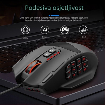 E element X39 elektroničko natjecanje igra miš višestrana tipka makro programiranje herojska liga natjecanje jedenje piletine makro miš