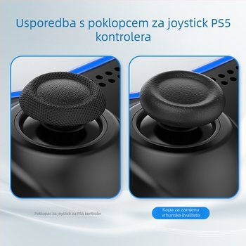 Dobra vrijednost (IINE) Pogodno za Sony PS5 Zamjenska kapica ručke klackalice, zamjenska zaštitna kapica s oštećenjem glave gljive