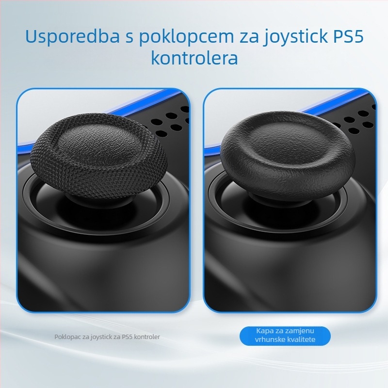 Dobra vrijednost (IINE) Pogodno za Sony PS5 Zamjenska kapica ručke klackalice, zamjenska zaštitna kapica s oštećenjem glave gljive