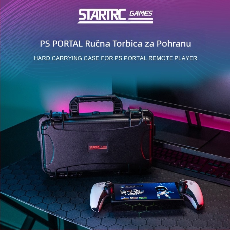 Startrcgames kutija za pohranu PlayStation Portal torba, vodootporna, otporna na eksploziju, vlagu i plijesan