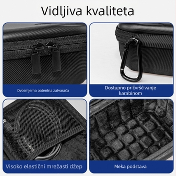 Pogodno za torbice za bežični miš Logitech MXMaster3S i Razer Viper V3Pro miš.