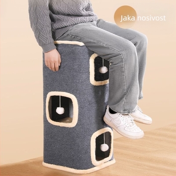 Držač za penjanje mačaka, univerzalna daska za hvatanje, gnijezdo za mačke, veliko, dvoslojno, višeslojno, integrirano, toplo, za rupu u drvetu, otporno na habanje, zima