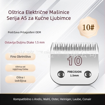 # 10 A5 Šišač za kosu Univerzalna oštrica Prekogranična vruća prodavačka profesionalna glava električnog šišača za kućne ljubimce 10/7F/5F/4F/3F