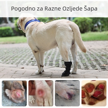 Navlaka za cipele s kandžama za postoperativni oporavak, zaštita od ozljeda kućnih ljubimaca, udobne prozračne navlake za cipele za pse s ubrzanim zacjeljivanjem