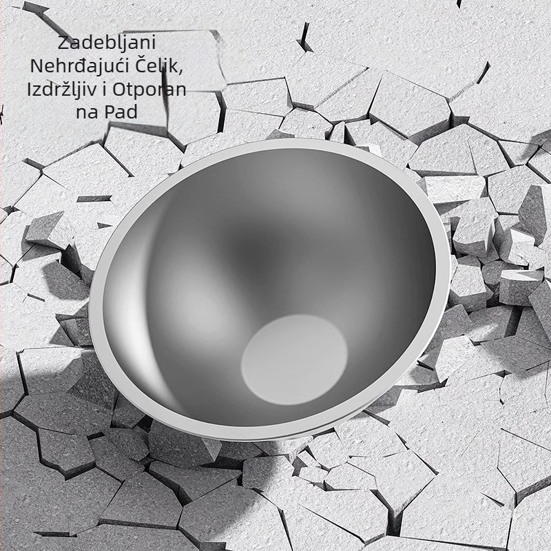 Zdjela za kućne ljubimce od nehrđajućeg čelika, visoka tronožna zaštita za vrat, zdjela za mačke, zdjela za pse, antidetonacijska zdjela za hranjenje mačaka velikog kapaciteta, pribor za kućne ljubimce