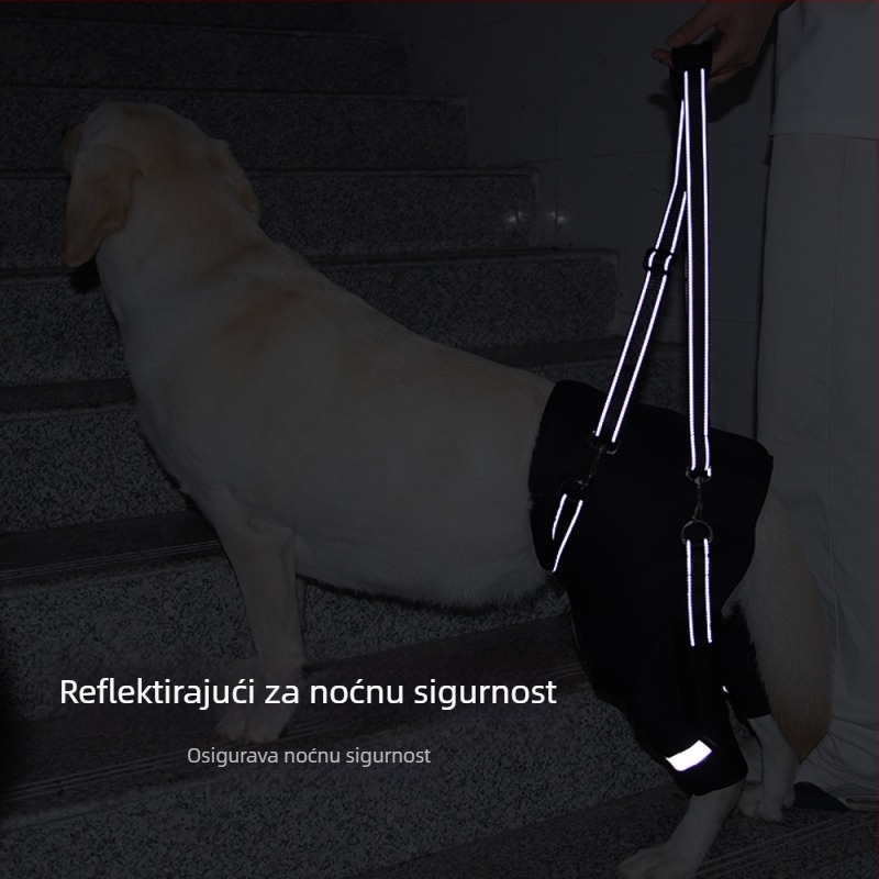 Pomoćni pojas za stražnje noge pasa preko granice za starije pse, rehabilitacija pasa s invaliditetom, veleprodaja vučnog užeta za podizanje stražnjih nogu