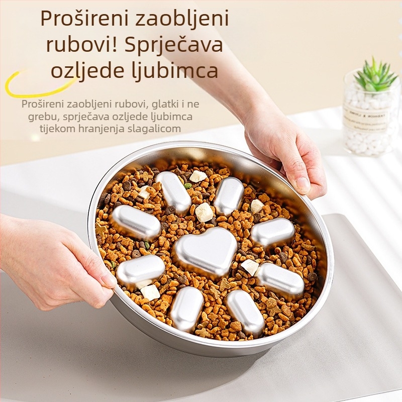 Zdjela za kućne ljubimce Zdjela za sporu hranu Lavica za pse Zdjela za pse Zdjela za vodu od nehrđajućeg čelika Zaštita za vrat Zdjela za jelo Zdjela za pseću hranu Zdjela za pseću hranu Oprema za kućne ljubimce