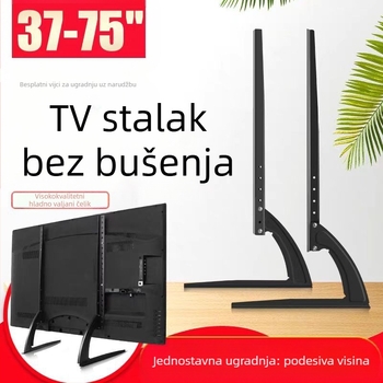 Univerzalni TV stalak, podesiva baza bez bušenja, univerzalni za LCD televizore od 14-75 inča