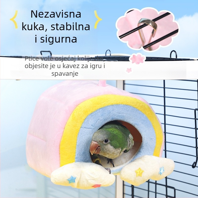 Papiga zima toplo pamučno gnijezdo malo sunce xuanfeng božur biser zima poseban viseći spavanje ptičje gnijezdo ptičje gnijezdo