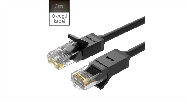 Mrežni kabel kategorije 6 Gigabit Osmerojezgreni Upleteni Pair Mrežni kabel Visokokvalitetni kabel za povezivanje računala Nw102 Jumper