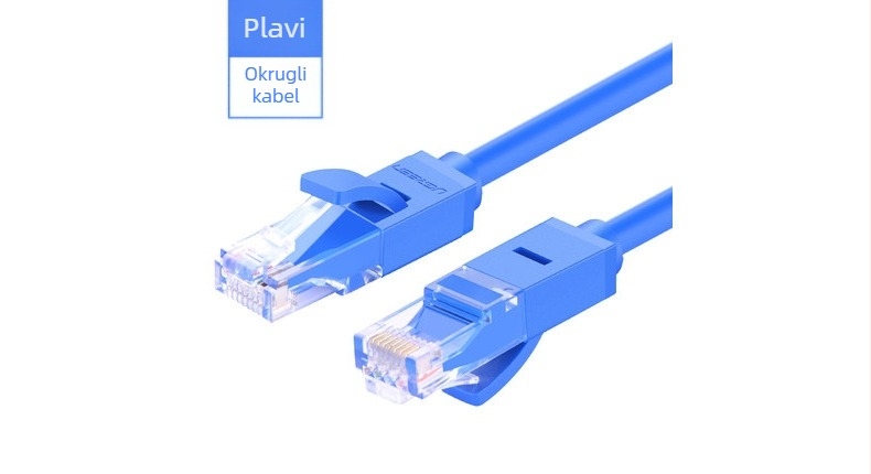 Mrežni kabel kategorije 6 Gigabit Osmerojezgreni Upleteni Pair Mrežni kabel Visokokvalitetni kabel za povezivanje računala Nw102 Jumper