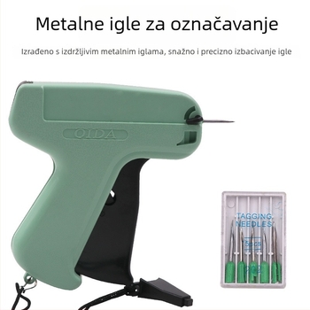 Pištolj za etikete odjeće, pištolj za etikete igračaka, pištolj za etikete sa zaštitnim znakom, pištolj s iglom za ljepilo, pištolj za etikete QIDA, koplje