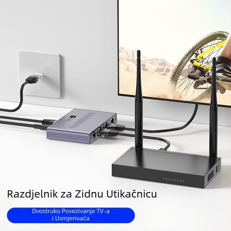 Gigabitni mrežni kabelski razdjelnik, gigabitni mrežni razdjelnik, računalni TV usmjerivač