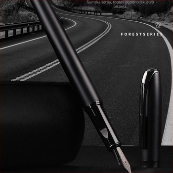 Poklon set nalivpera za studente, poslovnu i uredsku upotrebu, tanki vrh, tinta za odrasle s kaligrafijom, držač za gravirane nalivpera