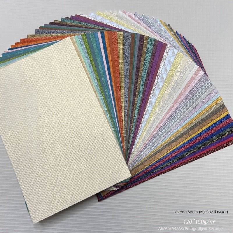 Biserna serija Mješovita kreativna DIY ručna knjiga Retro Materijal za jezgru s odvojivim listovima Papir Ručno izrađeni materijal Ukrasna pozadina