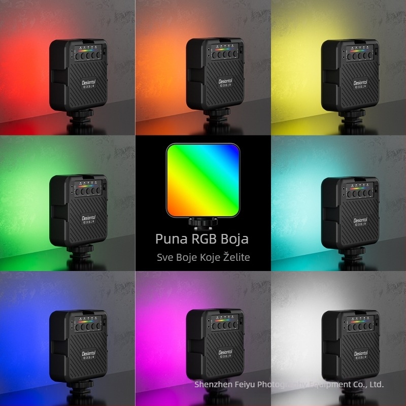 Proizvođači RGB svjetla za punjenje uživo za mobilne telefone, prijenosna stolna svjetla za punjenje uživo s live beauty svjetlom