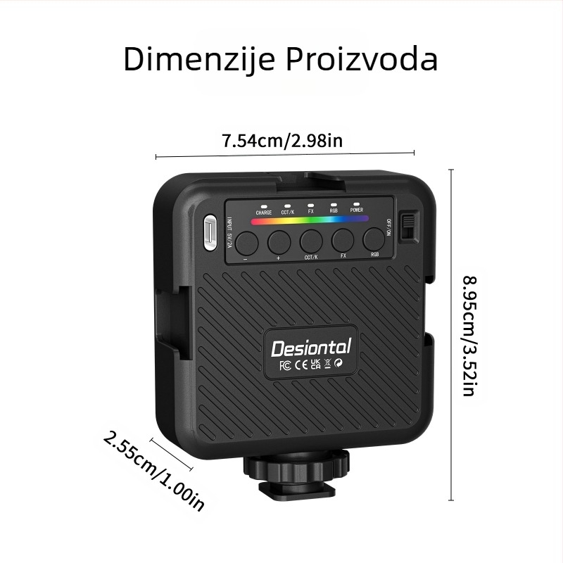 Proizvođači RGB svjetla za punjenje uživo za mobilne telefone, prijenosna stolna svjetla za punjenje uživo s live beauty svjetlom