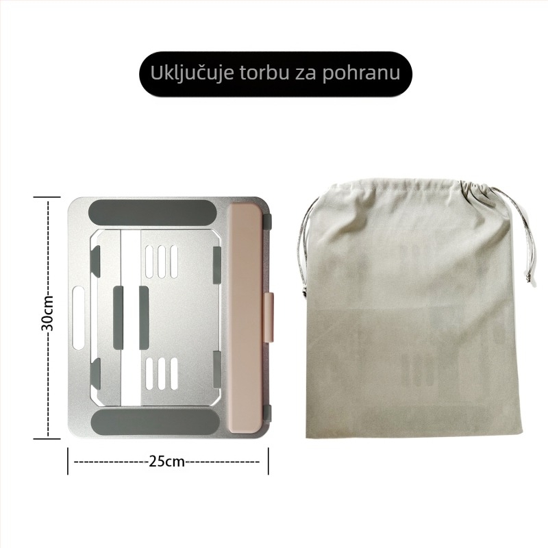 Prijenosni profesionalni stalak za tablet za slikanje s podesivim kutom naslona za zglob od aluminijske legure za stolni stalak za iPad