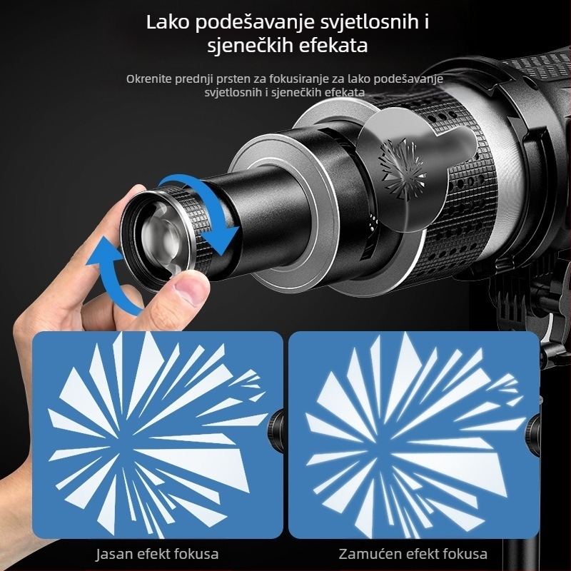 Fotografska kondenzatorska cijev primjenjiva na Shenniu Hertus Baorong bajonetni umetak, cijev za oblikovanje kondenzatora, optičku fokusirajuću projekcijsku cijev