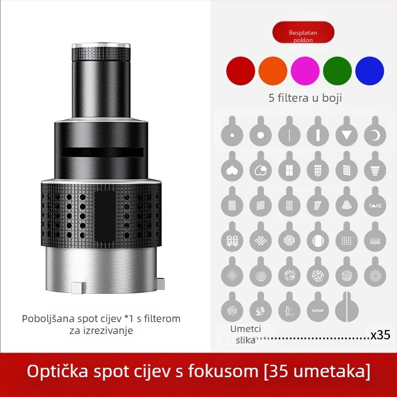 Fotografska kondenzatorska cijev primjenjiva na Shenniu Hertus Baorong bajonetni umetak, cijev za oblikovanje kondenzatora, optičku fokusirajuću projekcijsku cijev