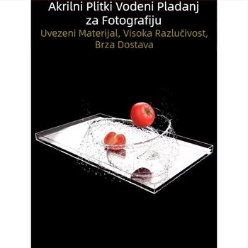 Akrilni duboki i plitki vodeni spremnik za bazene s vodom, rekviziti za gađanje visoke razlučivosti, prozirna kutija za testiranje podvodnog ovjesa