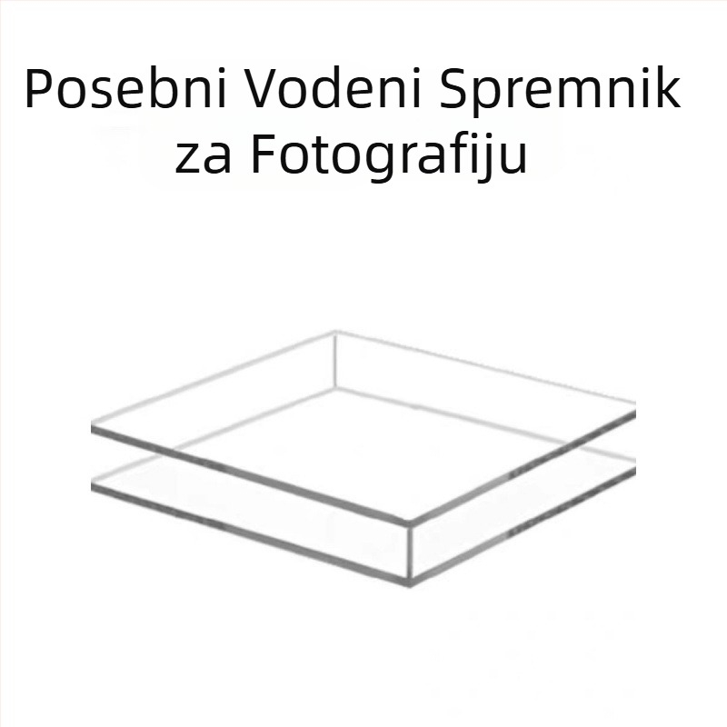 Akrilni duboki i plitki vodeni spremnik za bazene s vodom, rekviziti za gađanje visoke razlučivosti, prozirna kutija za testiranje podvodnog ovjesa