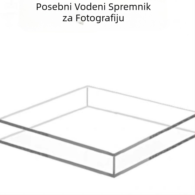 Akrilni duboki i plitki vodeni spremnik za bazene s vodom, rekviziti za gađanje visoke razlučivosti, prozirna kutija za testiranje podvodnog ovjesa