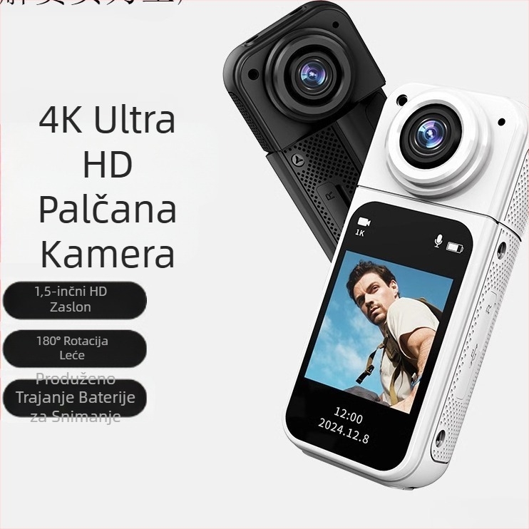 Palac Sportska prsna kamera 4K HD 360 Panoramska kamera za snimanje vožnje motocikla s kacigom Vlog