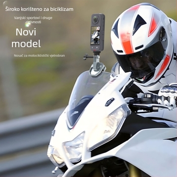 Pogodno za GoPro13 DJI INSTA360 kameru, mobilni telefon, motocikl, električni bicikl, fiksni nosač za vjetrobransko staklo