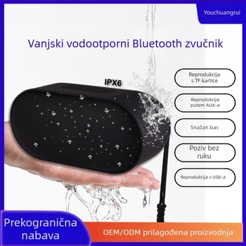 Prekogranični novi Bluetooth zvučnik s priključnom U disk memorijskom karticom, mini audio prijenosni vodootporni vanjski Bluetooth zvučnik