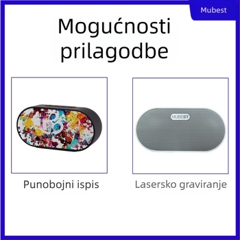 Prekogranični novi Bluetooth zvučnik s priključnom U disk memorijskom karticom, mini audio prijenosni vodootporni vanjski Bluetooth zvučnik