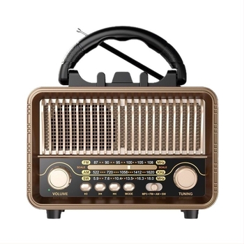 Prekogranični 2025 Novi full-band Retro Stereo Radio Podržava Card U Disk Bluetooth zvučnik