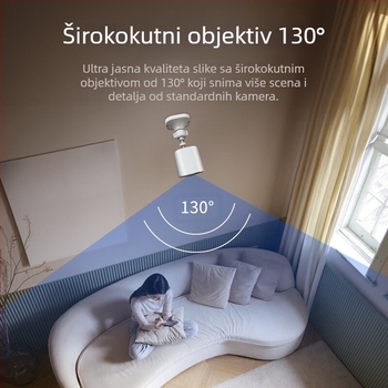 Prekogranična popularna kamera s malom potrošnjom baterije, bežična unutarnja kamera za nadzor visoke razlučivosti u punoj boji s noćnim vidom i bez utikača