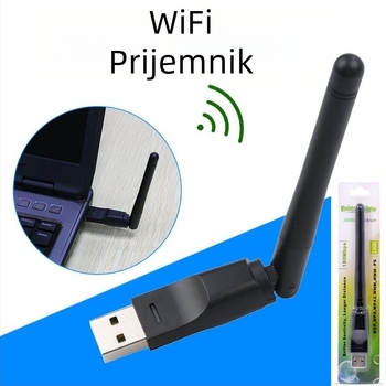 RT8188 Mini USB bežična mrežna kartica Wifi bežični odašiljač 2Db računalo 150m prijem mala mrežna kartica 7601