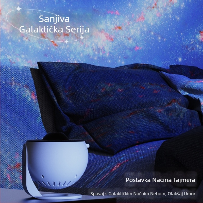 Galaxy Focusing Projection Lamp isporučuje 13 kompleta visokorezolucijskih Filin filmova za spavaću sobu, projekcijske lampe za spavaću sobu, pokloni, atmosferska zvjezdana lampa