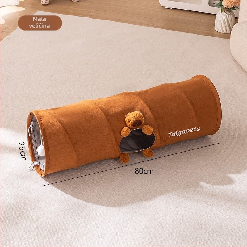 Mačji tunel za mačke, univerzalno za sva godišnja doba, sklonište za mačke u obliku tunela, ljetno gnijezdo za spavanje mladih mačaka, kućne ljubimce i vrtlarske ljubimce