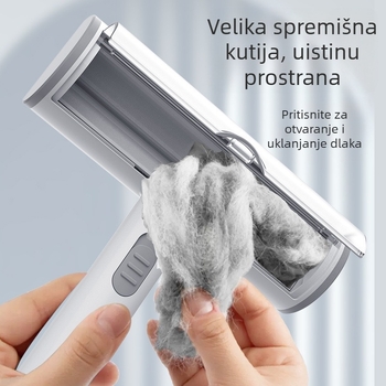 Sredstvo za uklanjanje dlaka kućnih ljubimaca preko granice, valjak za struganje dlaka za odjeću, sofu, tepih, mačke i pse, statički valjak za kućne ljubimce