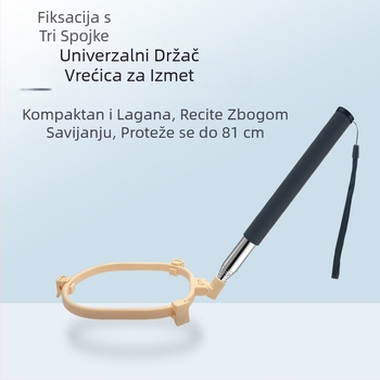 Sakupljač psećih WC-a, Sakupljač WC-a za šetanje pasa, Kompaktni fiksni univerzalni sakupljač kućnog WC-a s tri kopče