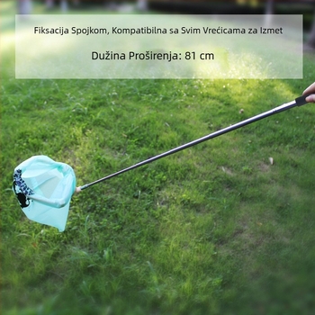 Sakupljač psećih WC-a, Sakupljač WC-a za šetanje pasa, Kompaktni fiksni univerzalni sakupljač kućnog WC-a s tri kopče