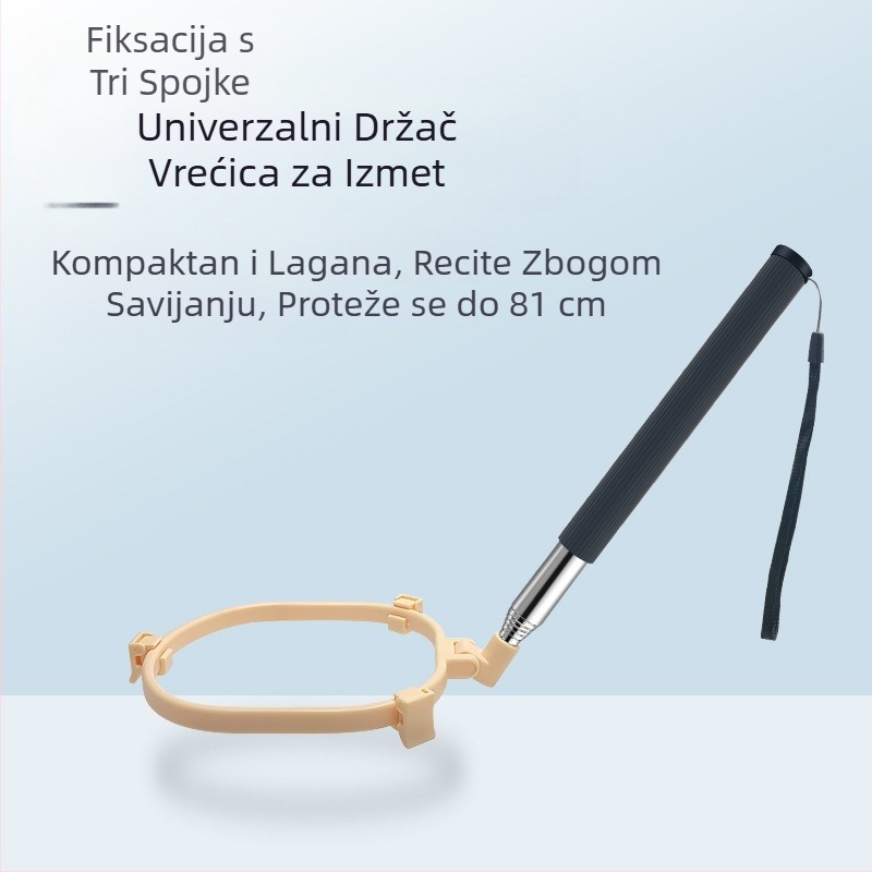 Sakupljač psećih WC-a, Sakupljač WC-a za šetanje pasa, Kompaktni fiksni univerzalni sakupljač kućnog WC-a s tri kopče