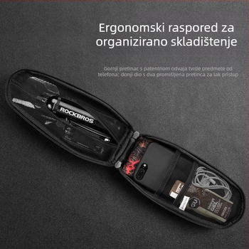 ROCKBROS torba za bicikl, prednja torba za vješanje, tvrda torba za brdski bicikl, oprema za vožnju, tvornički outlet