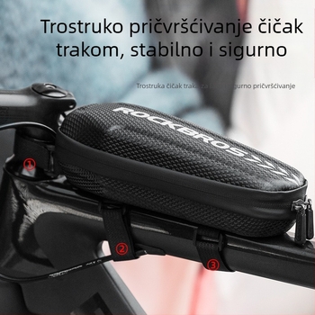 ROCKBROS torba za bicikl, prednja torba za vješanje, tvrda torba za brdski bicikl, oprema za vožnju, tvornički outlet