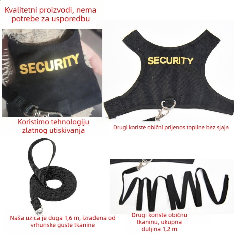 Uzica za guštera, Povodac za kućne ljubimce za vanjsku upotrebu, Uzica za kameleona vjevericu, Odjeća, Oprema za male kućne ljubimce, Sigurno putovanje