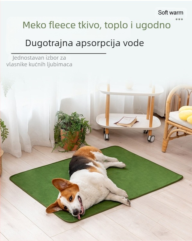 Amazon vruća rasprodaja prostirke za kućne ljubimce, neklizajuća prostirka za velike pseće kaveze, prostirka za urin, vodootporna, koraljno flis prostirka za spavanje, periva