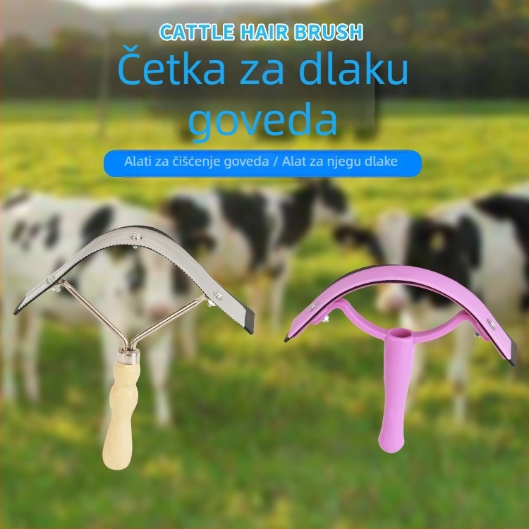 Četka za konje, struganje dlake, češalj za dlaku od nehrđajućeg čelika, nazubljeni češalj za struganje konja, alati za čišćenje konja, pribor za sobu za konje, češalj za konje