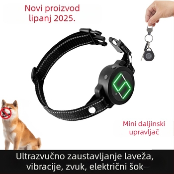 Prekogranični novi proizvod Uređaj protiv lajanja za kućne ljubimce Uređaj za dresuru pasa Ogrlica protiv lajanja Automatska ogrlica protiv lajanja za pse s daljinskim upravljačem Električni udar Vibracijski zvuk