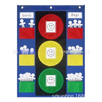 Višenamjenski alat za učenje Džepna karta za semafore, vježbanje upravljanja ponašanjem, džepna karta za semafore