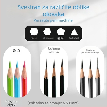 Qingzhu Xiyou skica skica šiljilo za olovke šiljilo za olovke ručno šiljilo umjetničko sirovi ugljen šiljilo za olovke šiljilo za olovke