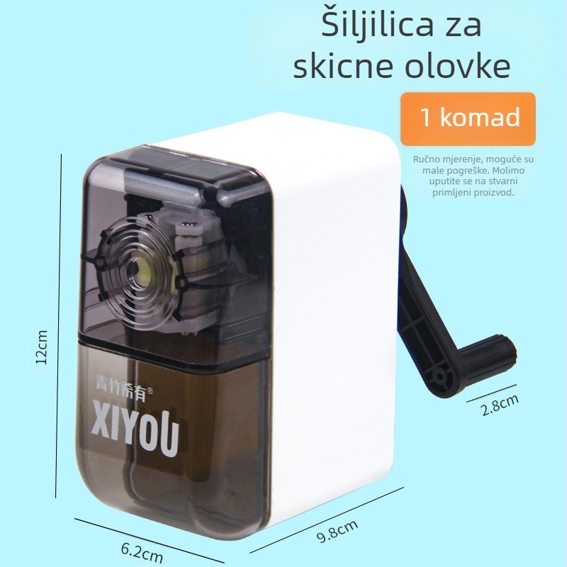 Qingzhu Xiyou skica skica šiljilo za olovke šiljilo za olovke ručno šiljilo umjetničko sirovi ugljen šiljilo za olovke šiljilo za olovke