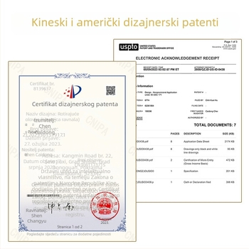 HPO rotirajuća olovka od aluminijske legure, dekompresijska rotirajuća gel olovka, metalna vrhunska rotirajuća olovka, osjećaj teške ruke, dekompresijska olovka za potpis